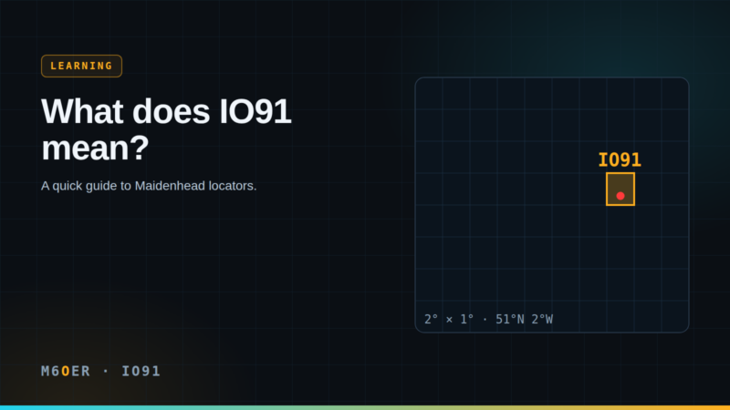 What does IO91 mean? A quick guide to Maidenhead locators